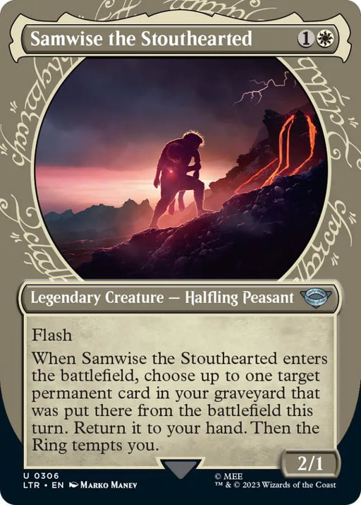 Samwise the Stouthearted (Showcase Ring Frame) [The Lord of the Rings: Tales of Middle-Earth] - MTG Single