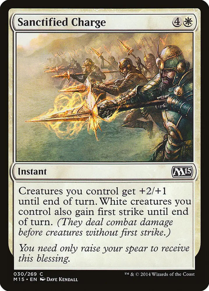 Sanctified Charge [Magic 2015] - MTG Single