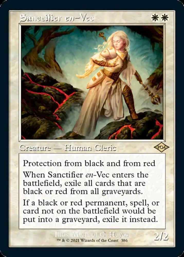 Sanctifier en-Vec (Retro Foil Etched) [Modern Horizons 2] - MTG Single