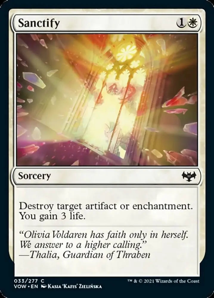 Sanctify [Innistrad: Crimson Vow] - MTG Single