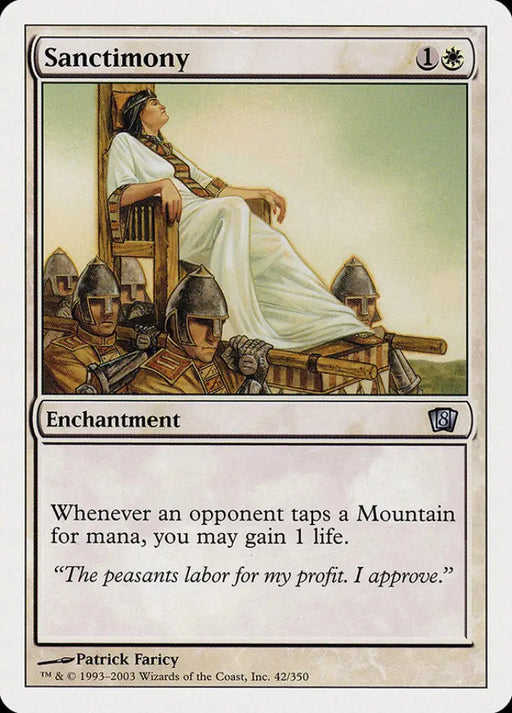 Sanctimony (42) [Eighth Edition] - MTG Single