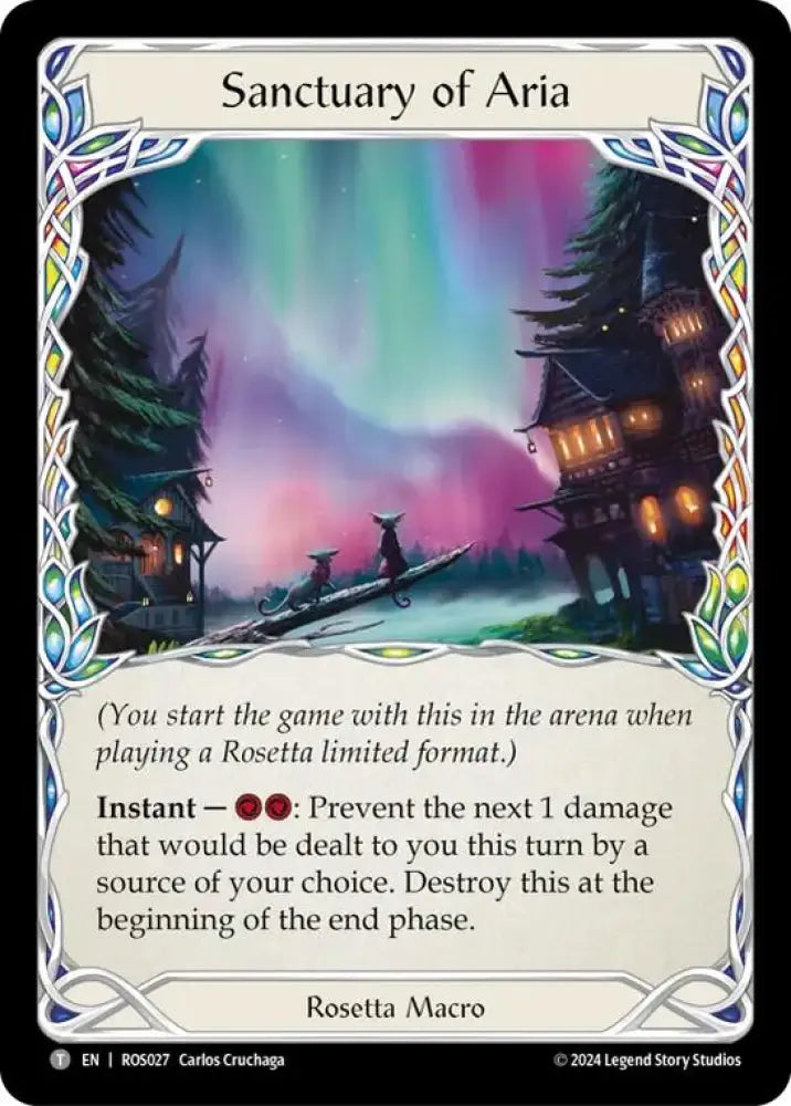 Sanctuary of Aria // Florian Rotwood Harbinger (Top right) [Rosetta] - Flesh And Blood Single