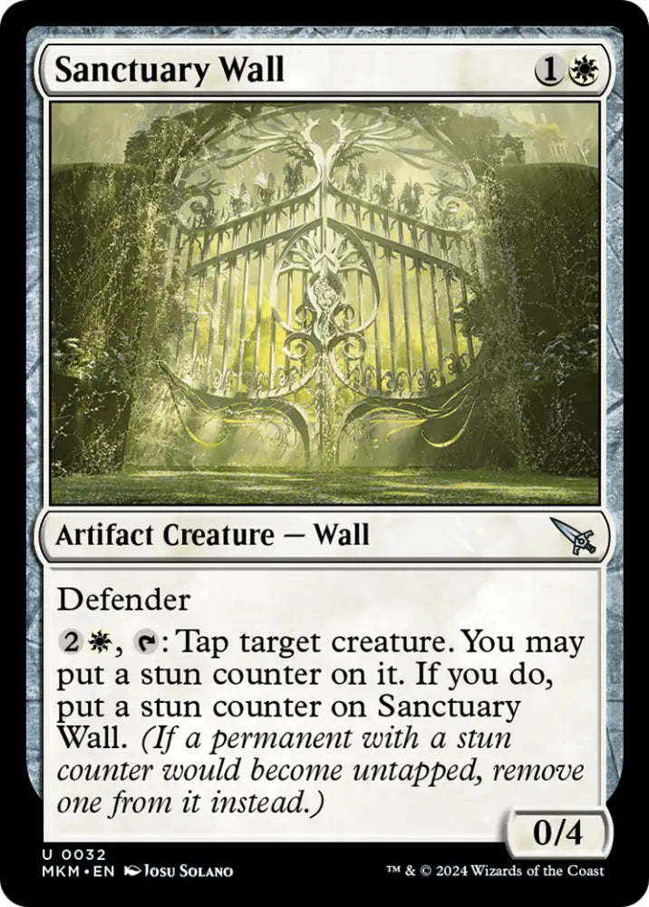 Sanctuary Wall [Murders at Karlov Manor] - MTG Single