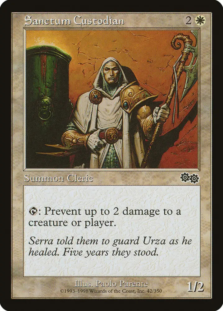 Sanctum Custodian [Urza’s Saga] - MTG Single