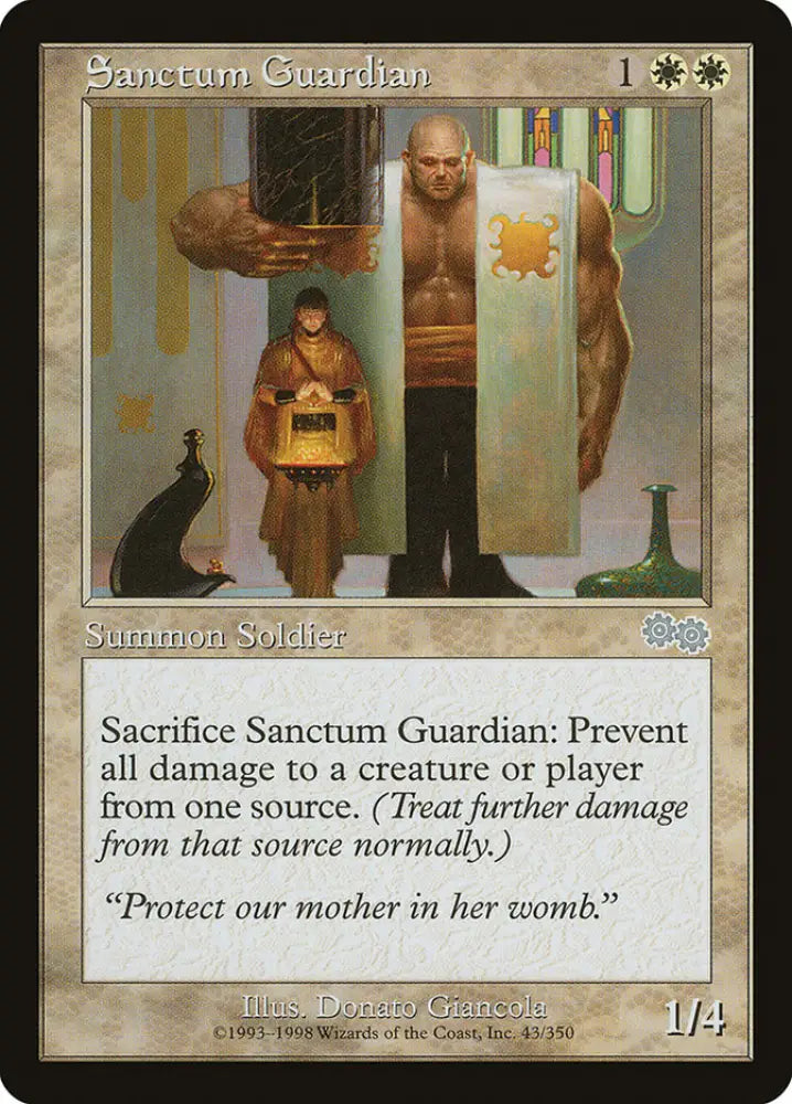 Sanctum Guardian [Urza’s Saga] - MTG Single
