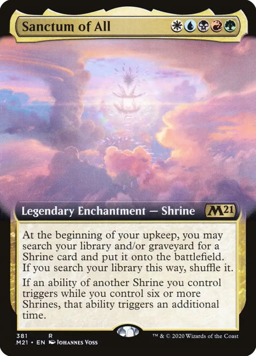 Sanctum of All (Extended Art) [Core Set 2021] - MTG Single