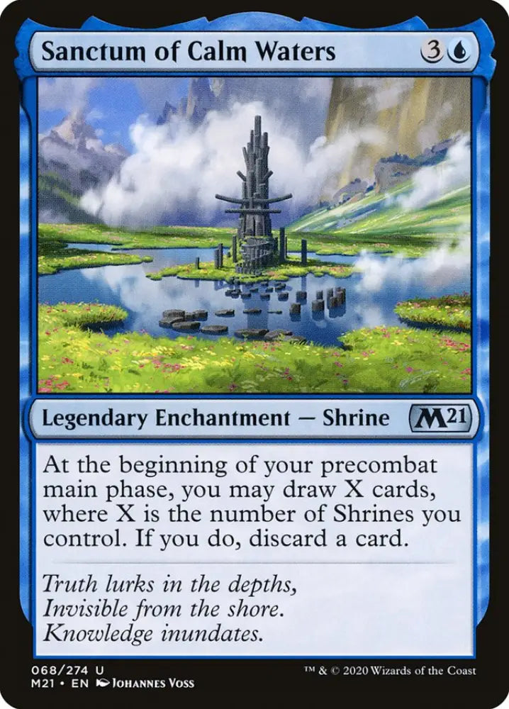 Sanctum of Calm Waters [Core Set 2021] - MTG Single