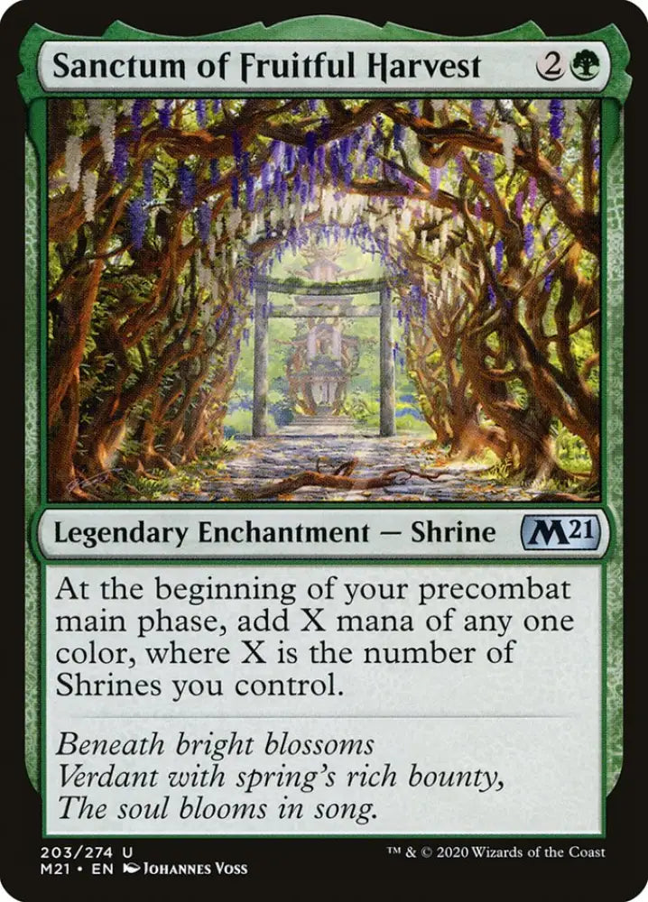 Sanctum of Fruitful Harvest [Core Set 2021] - MTG Single