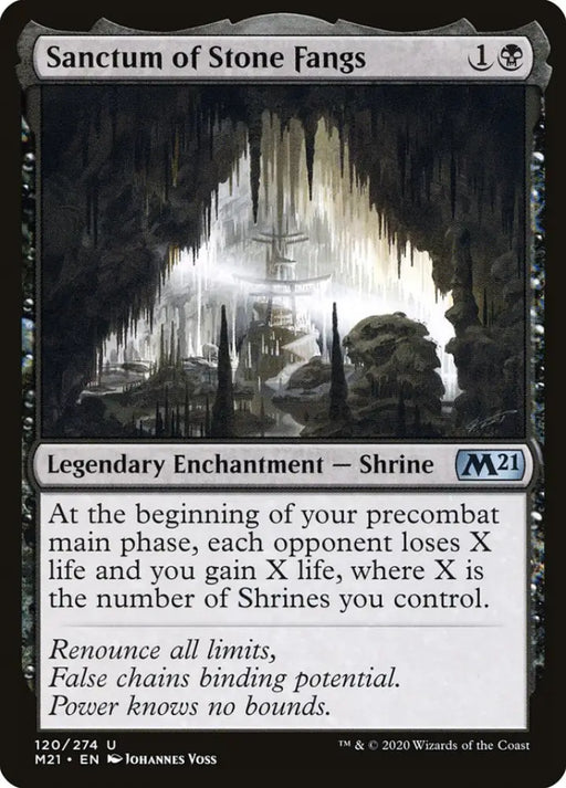 Sanctum of Stone Fangs [Core Set 2021] - MTG Single