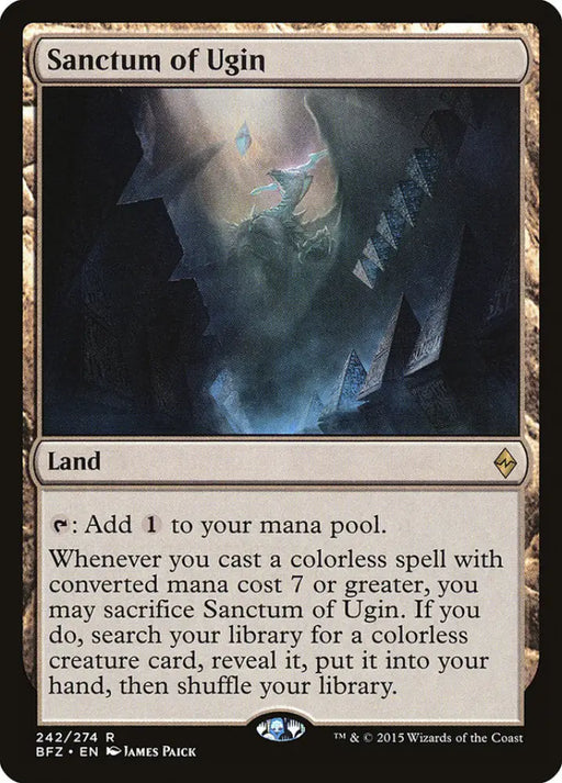 Sanctum of Ugin [Battle for Zendikar] - MTG Single