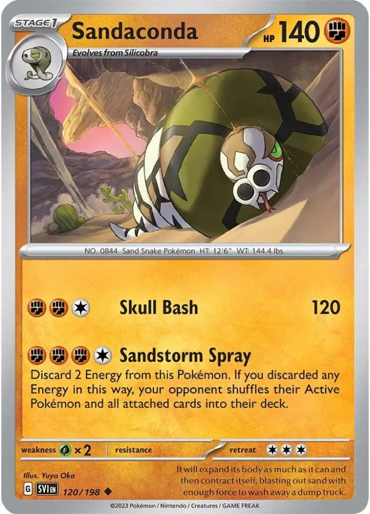 Sandaconda (120/198) [Scarlet & Violet: Base Set] - Pokemon Single
