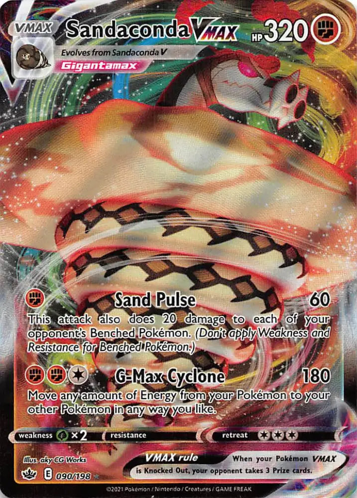 Sandaconda VMAX (090/198) [Sword & Shield: Chilling Reign] - Pokemon Single