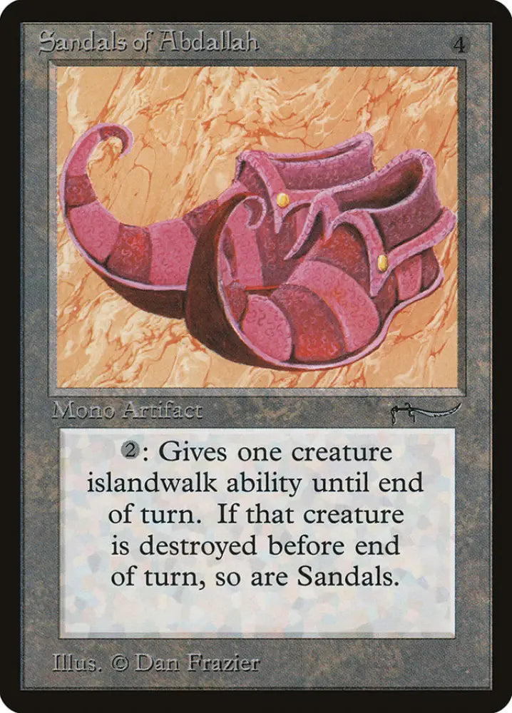 Sandals of Abdallah [Arabian Nights] - MTG Single
