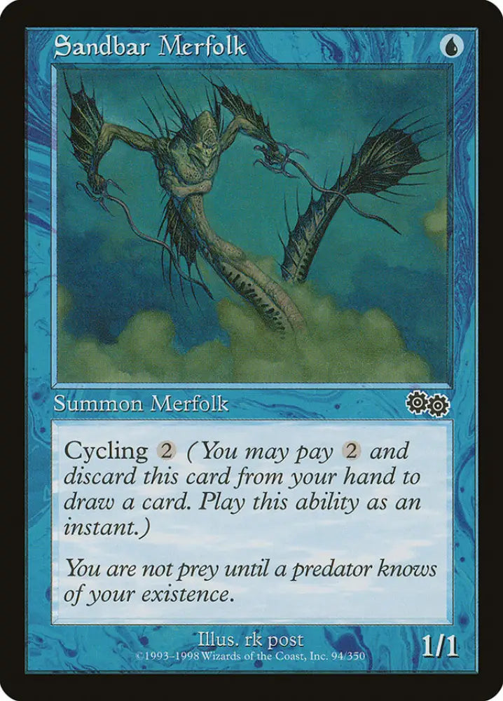 Sandbar Merfolk [Urza’s Saga] - MTG Single