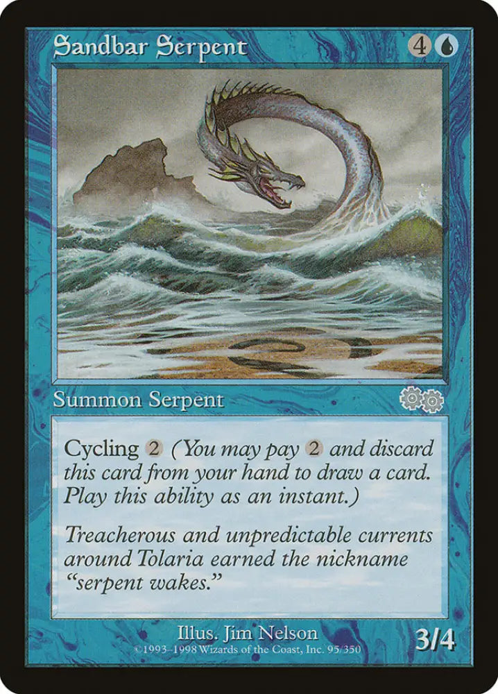Sandbar Serpent [Urza’s Saga] - MTG Single