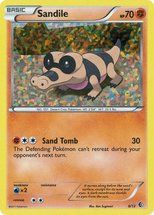 Sandile (8/12) [McDonald’s Promos: 2011 Collection] - Pokemon Single