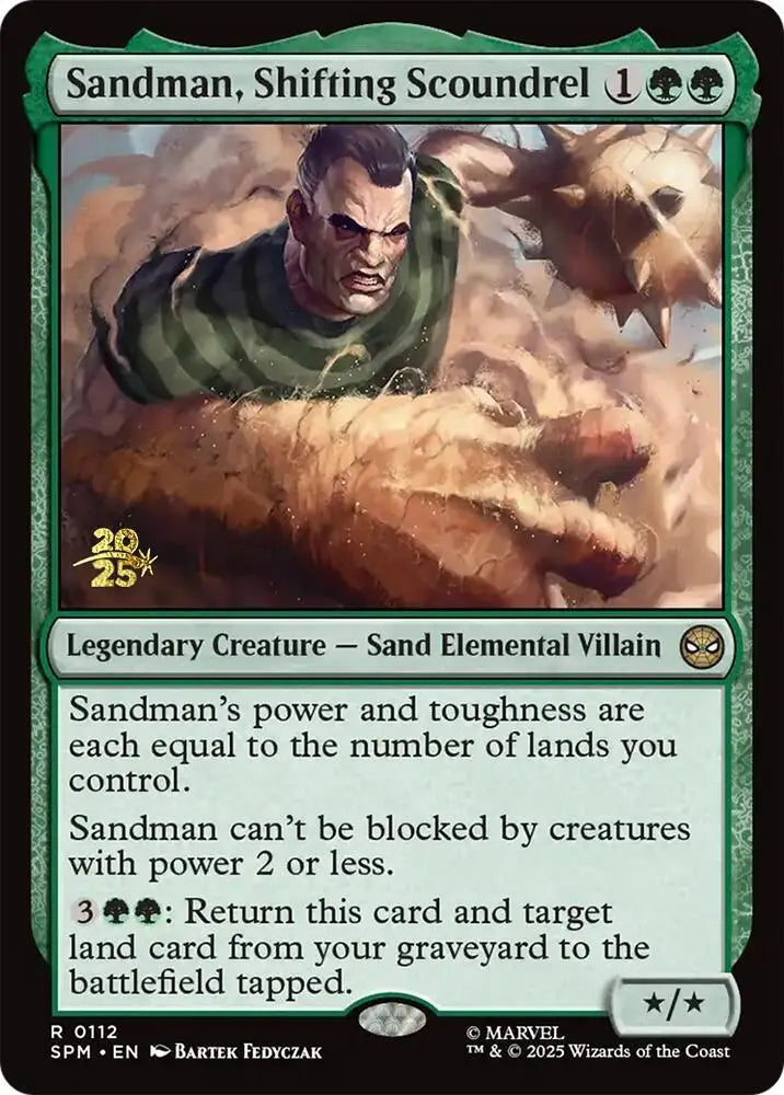 Sandman, Shifting Scoundrel (112) [Prerelease Cards]