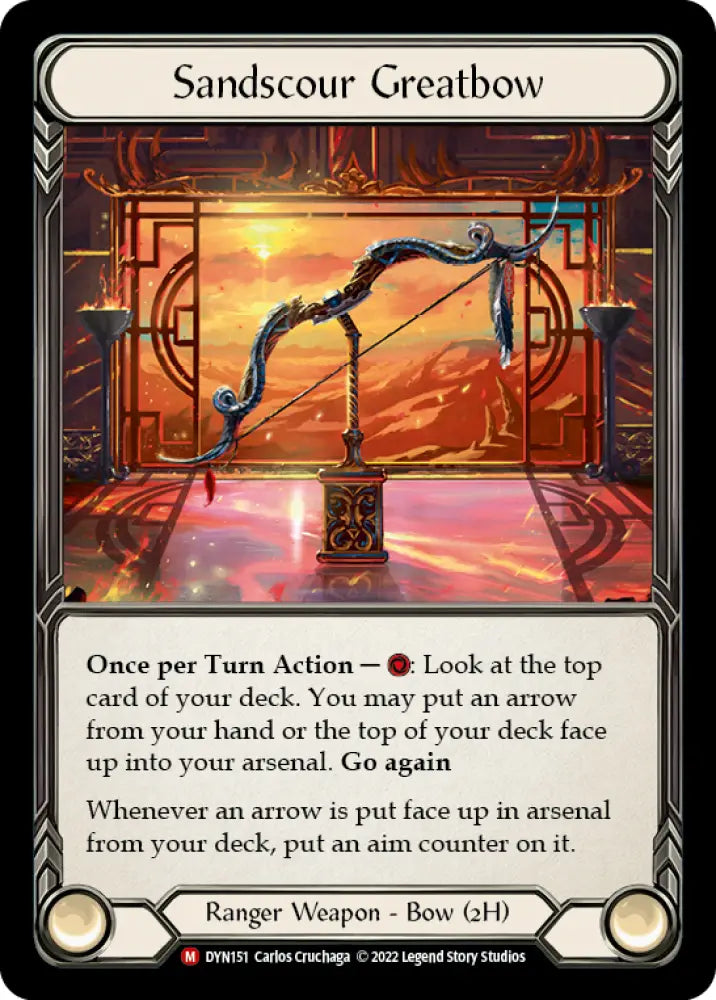 Sandscour Greatbow [Dynasty] - Flesh And Blood Single