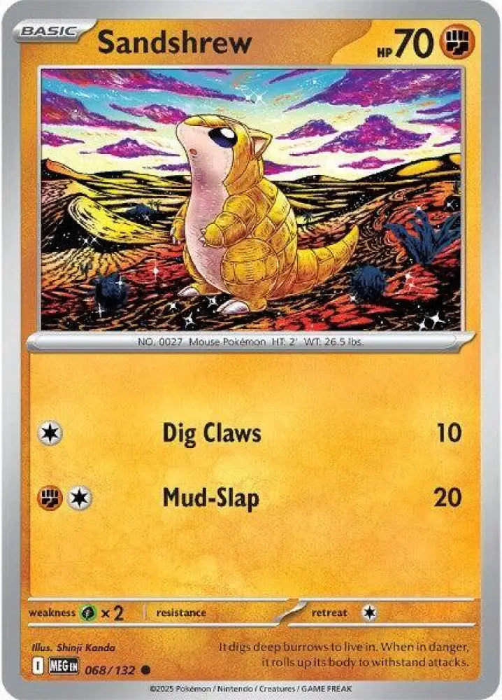 Sandshrew (068/132) [ME01: Mega Evolution]