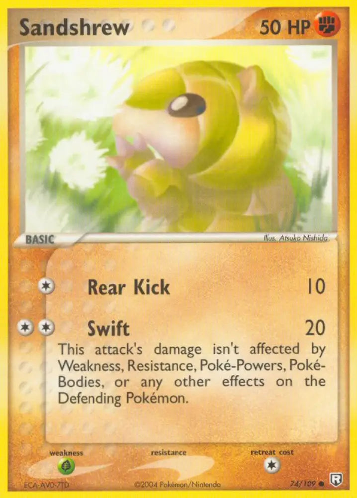 Sandshrew (74/109) [EX: Team Rocket Returns] - Pokemon Single