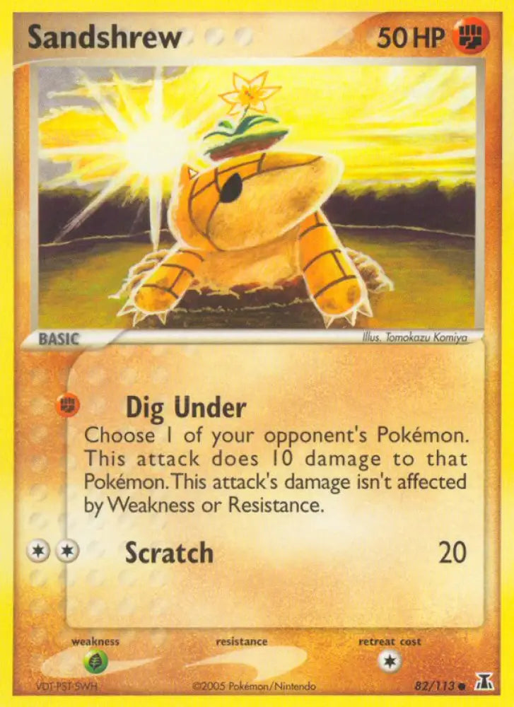 Sandshrew (82/113) [EX: Delta Species] - Pokemon Single