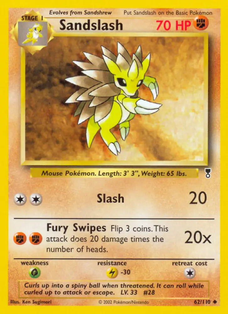 Sandslash (62/110) [Legendary Collection] - Pokemon Single