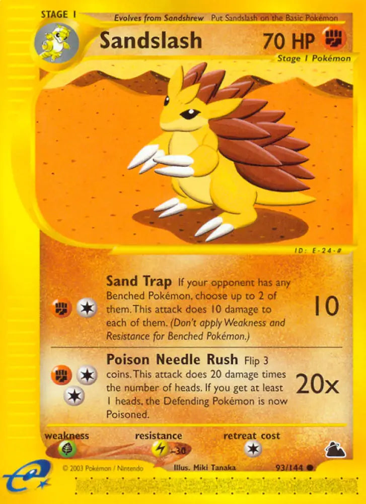 Sandslash (93/144) [Skyridge] - Pokemon Single