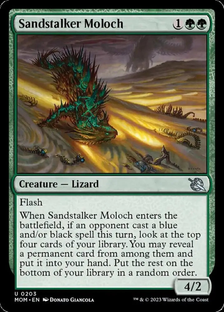 Sandstalker Moloch [March of the Machine] - MTG Single