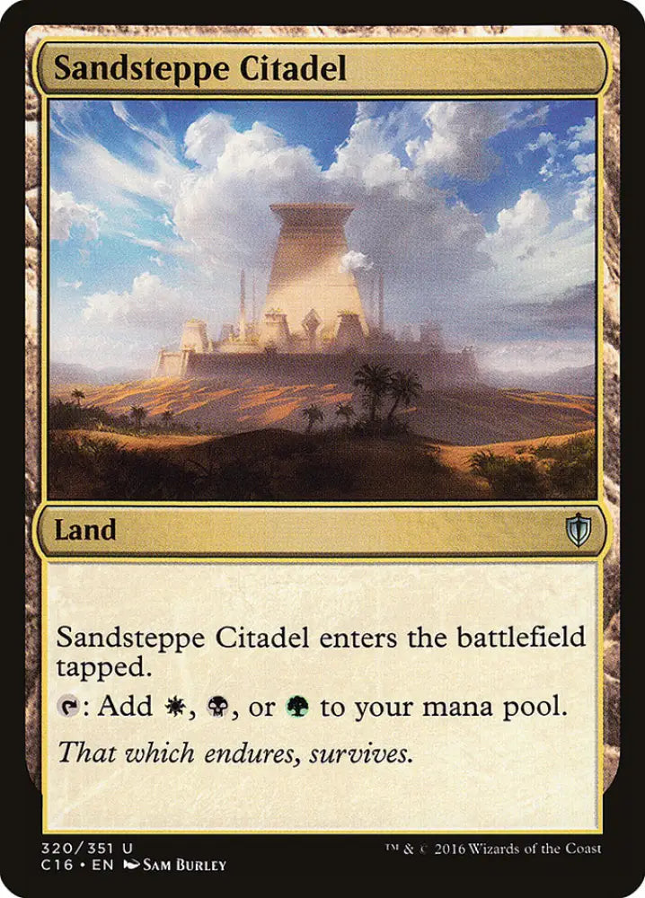 Sandsteppe Citadel [Commander 2016] - MTG Single