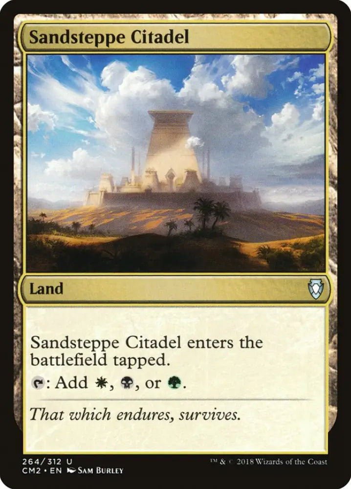 Sandsteppe Citadel [Commander Anthology Volume II] - MTG Single