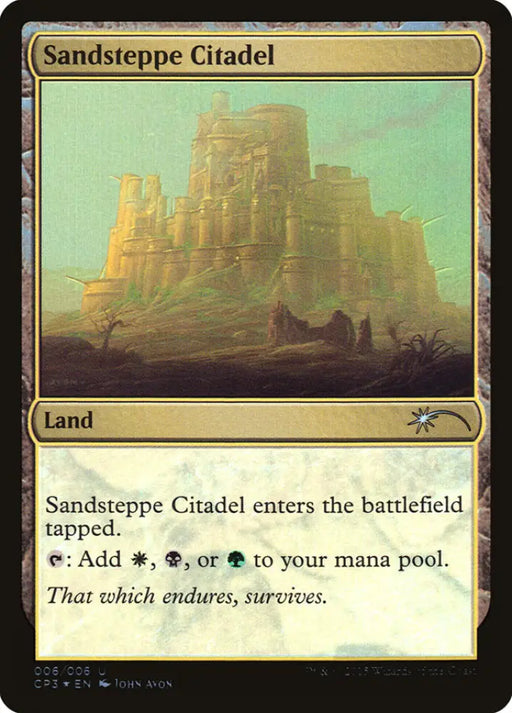 Sandsteppe Citadel [Magic Origins Clash Pack] - MTG Single