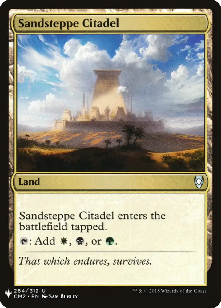 Sandsteppe Citadel [Mystery Booster] - MTG Single