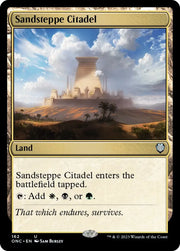 Sandsteppe Citadel [Phyrexia: All Will Be One Commander] - MTG Single