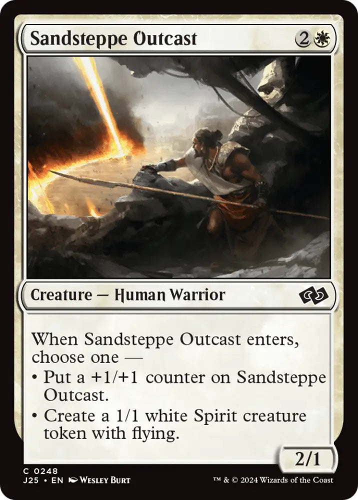 Sandsteppe Outcast [Foundations Jumpstart] - MTG Single