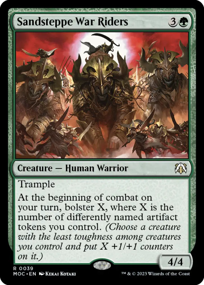 Sandsteppe War Riders [March of the Machine Commander] - MTG Single