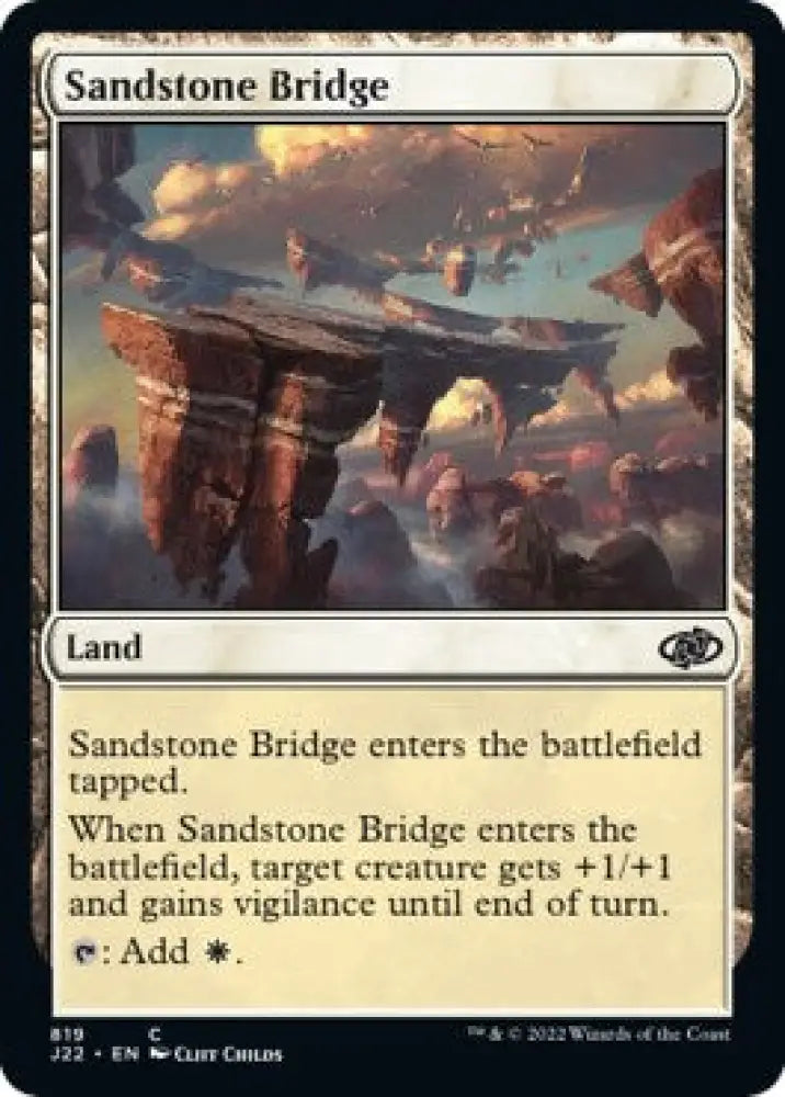 Sandstone Bridge [Jumpstart 2022] - MTG Single