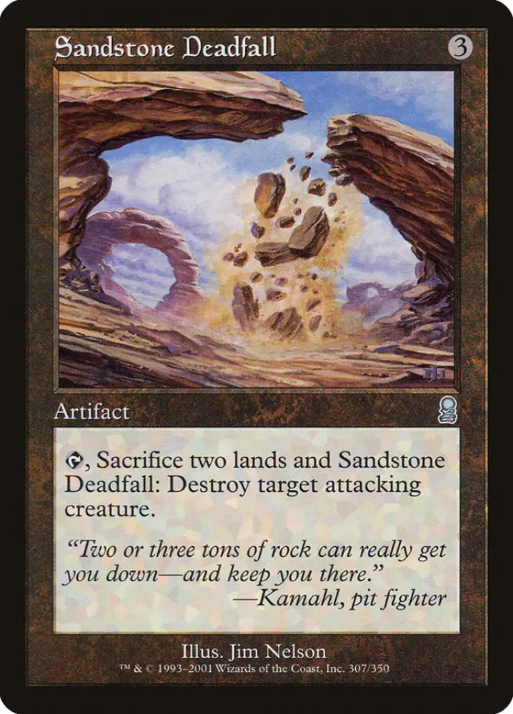 Sandstone Deadfall [Odyssey] - MTG Single