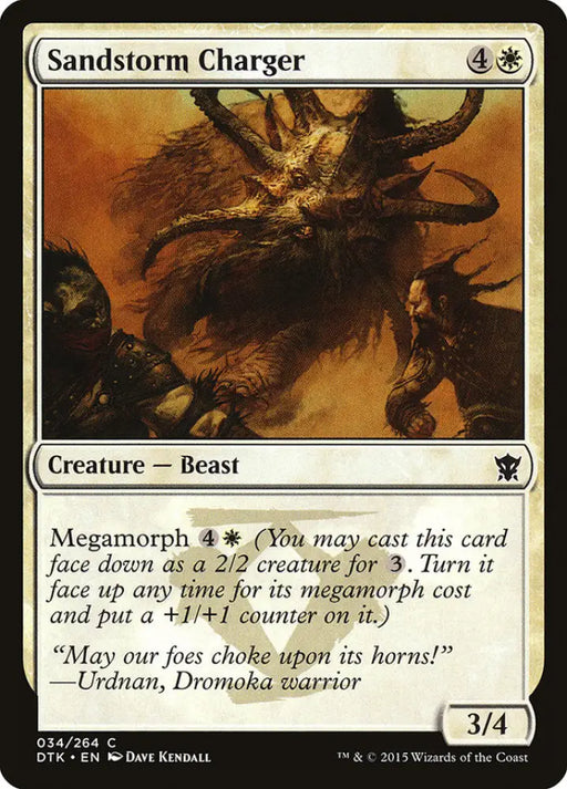 Sandstorm Charger [Dragons of Tarkir] - MTG Single