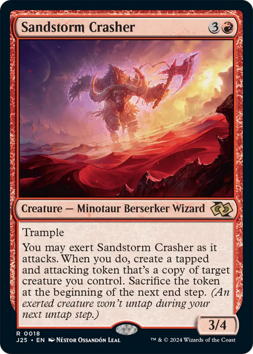Sandstorm Crasher [Foundations Jumpstart] - MTG Single
