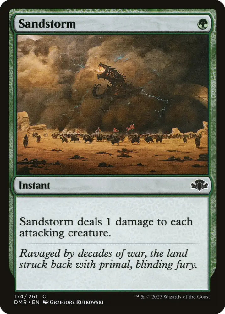 Sandstorm [Dominaria Remastered] - MTG Single