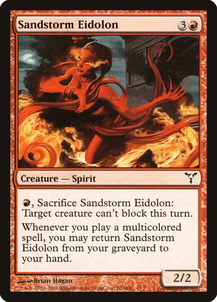 Sandstorm Eidolon [Dissension] - MTG Single