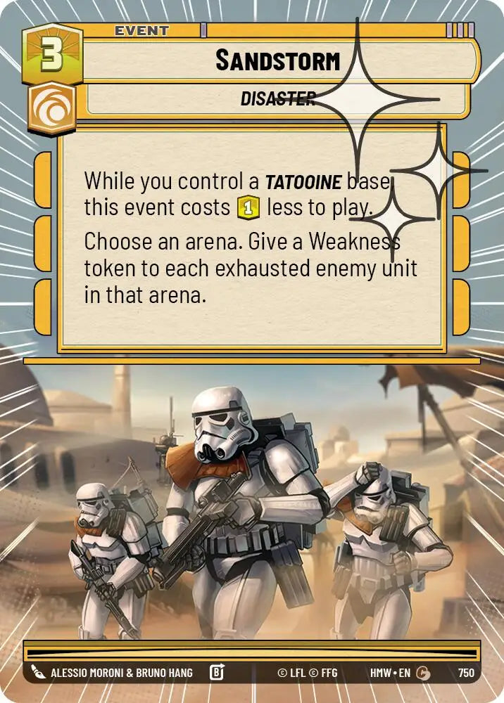 Sandstorm (Hyperspace Foil) (750) [Homeworlds]