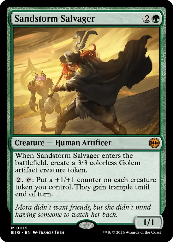 Sandstorm Salvager [Outlaws of Thunder Junction: The Big Score] - MTG Single