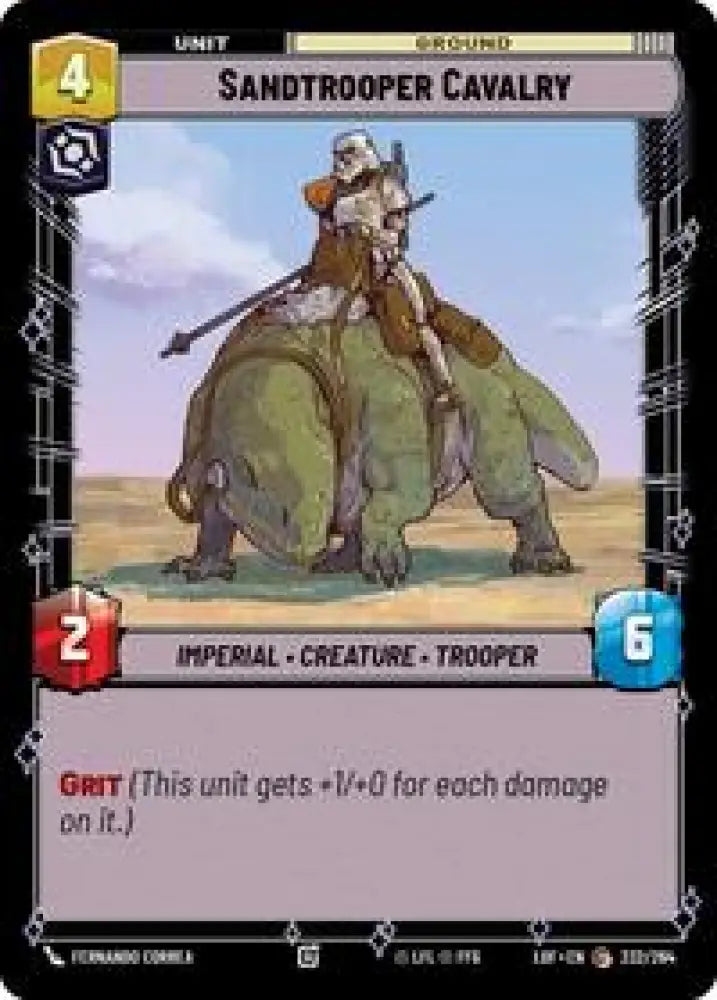 Sandtrooper Cavalry (232/264) [Legends of the Force]