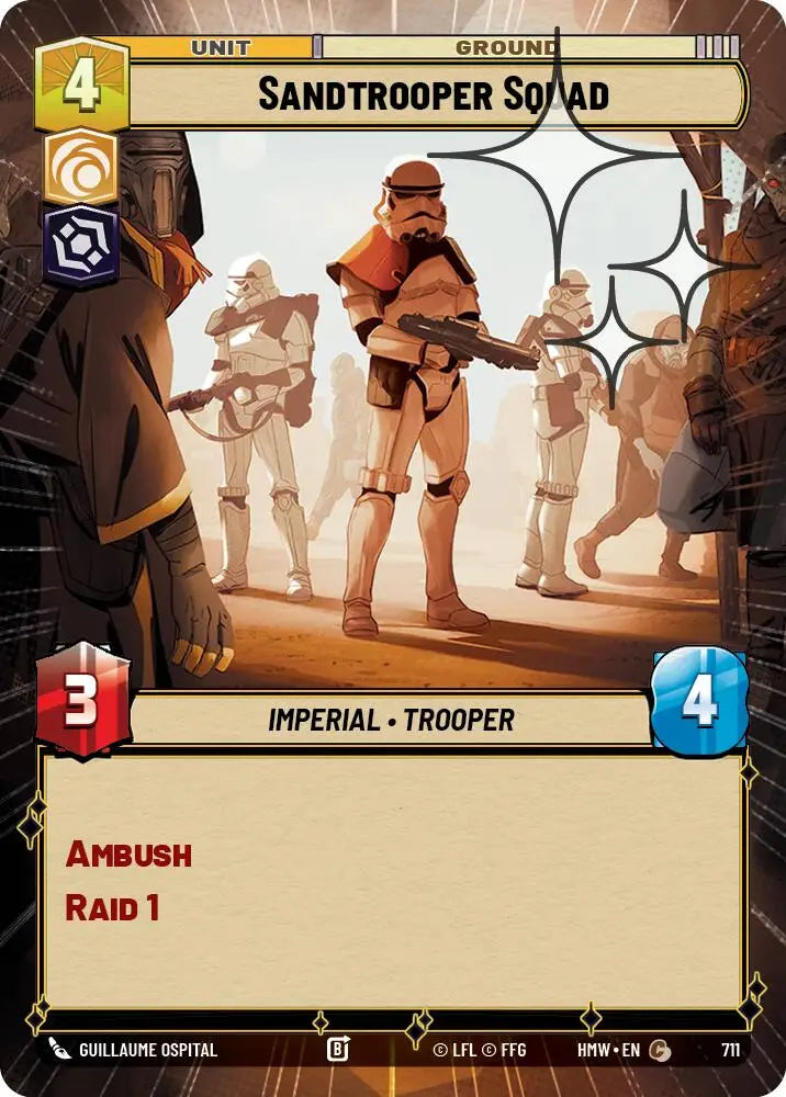 Sandtrooper Squad (Hyperspace Foil) (711) [Homeworlds]