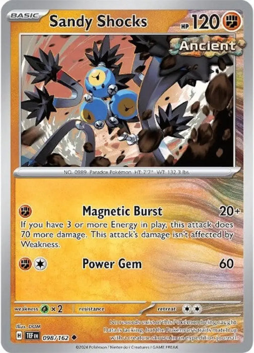 Sandy Shocks (098/162) [Scarlet & Violet: Temporal Forces] - Pokemon Single