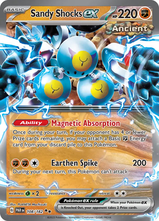 Sandy Shocks ex (108/182) [Scarlet & Violet: Paradox Rift] - Pokemon Single