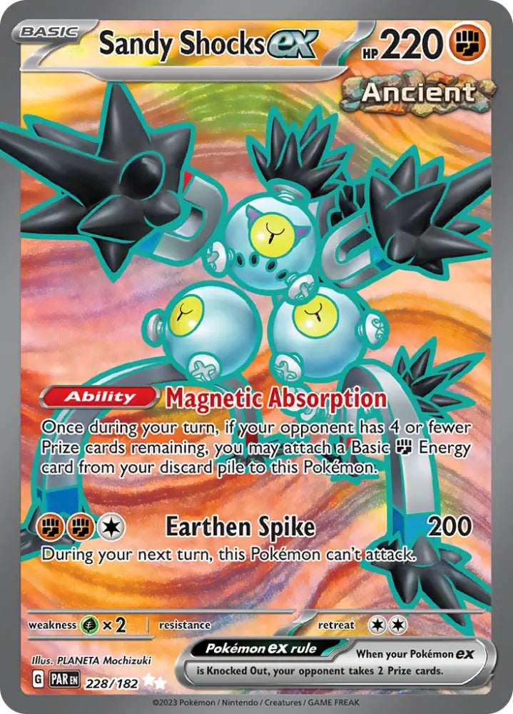 Sandy Shocks ex (228/182) [Scarlet & Violet: Paradox Rift] - Pokemon Single