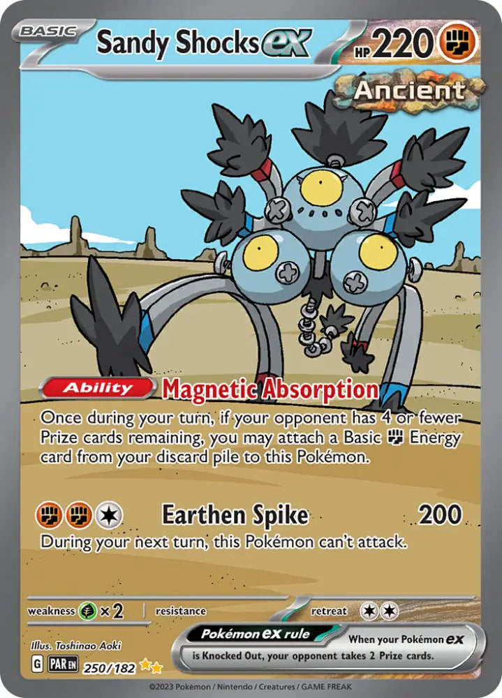 Sandy Shocks ex (250/182) [Scarlet & Violet: Paradox Rift] - Pokemon Single