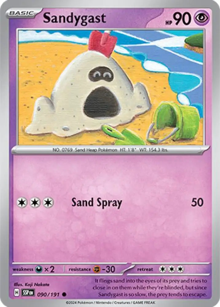 Sandygast (090/191) [Scarlet & Violet: Surging Sparks] - Pokemon Single